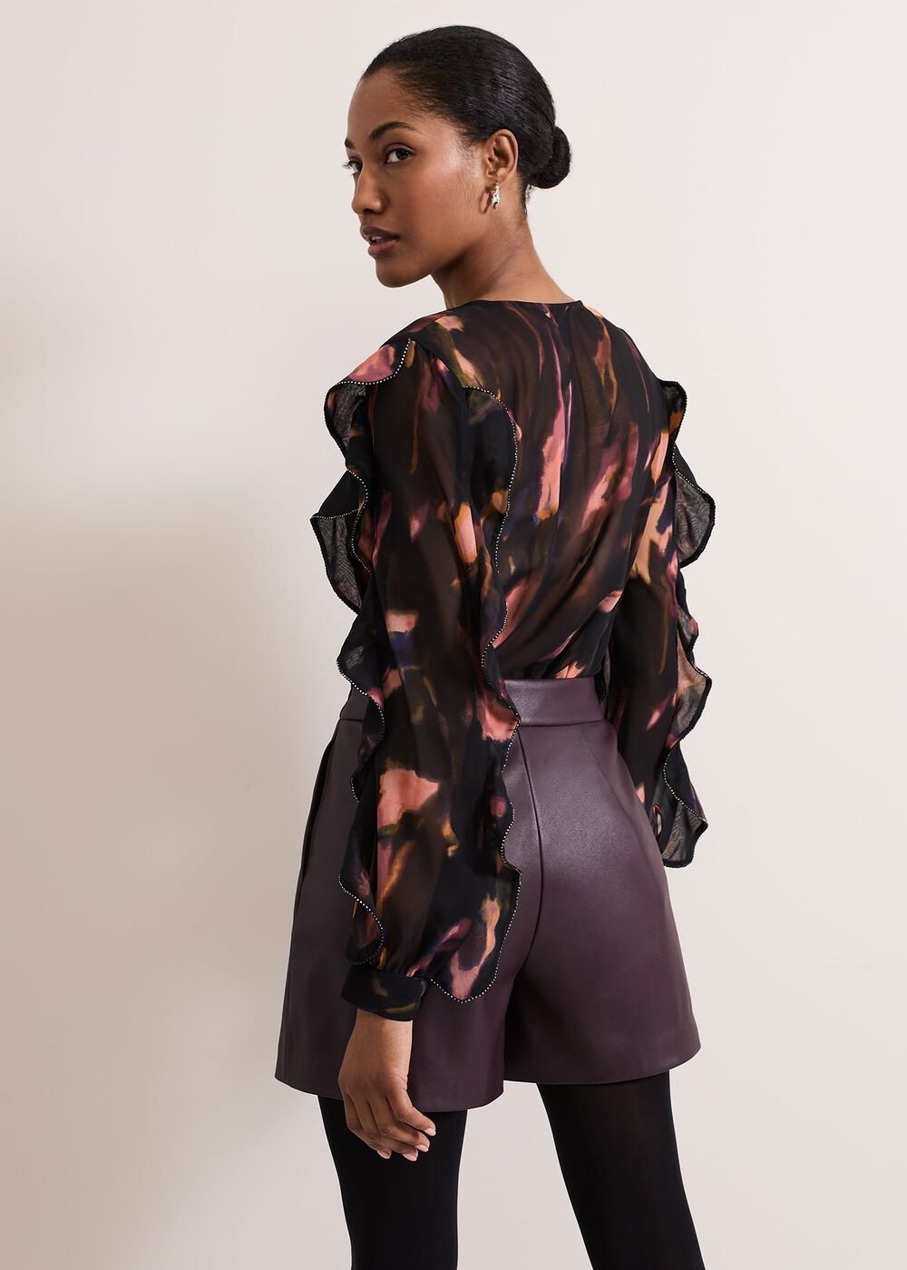 Cordelia Ruffle Blouse - Multi-Coloured