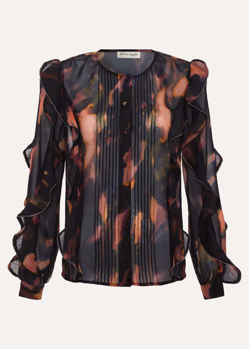Cordelia Ruffle Blouse - Multi-Coloured