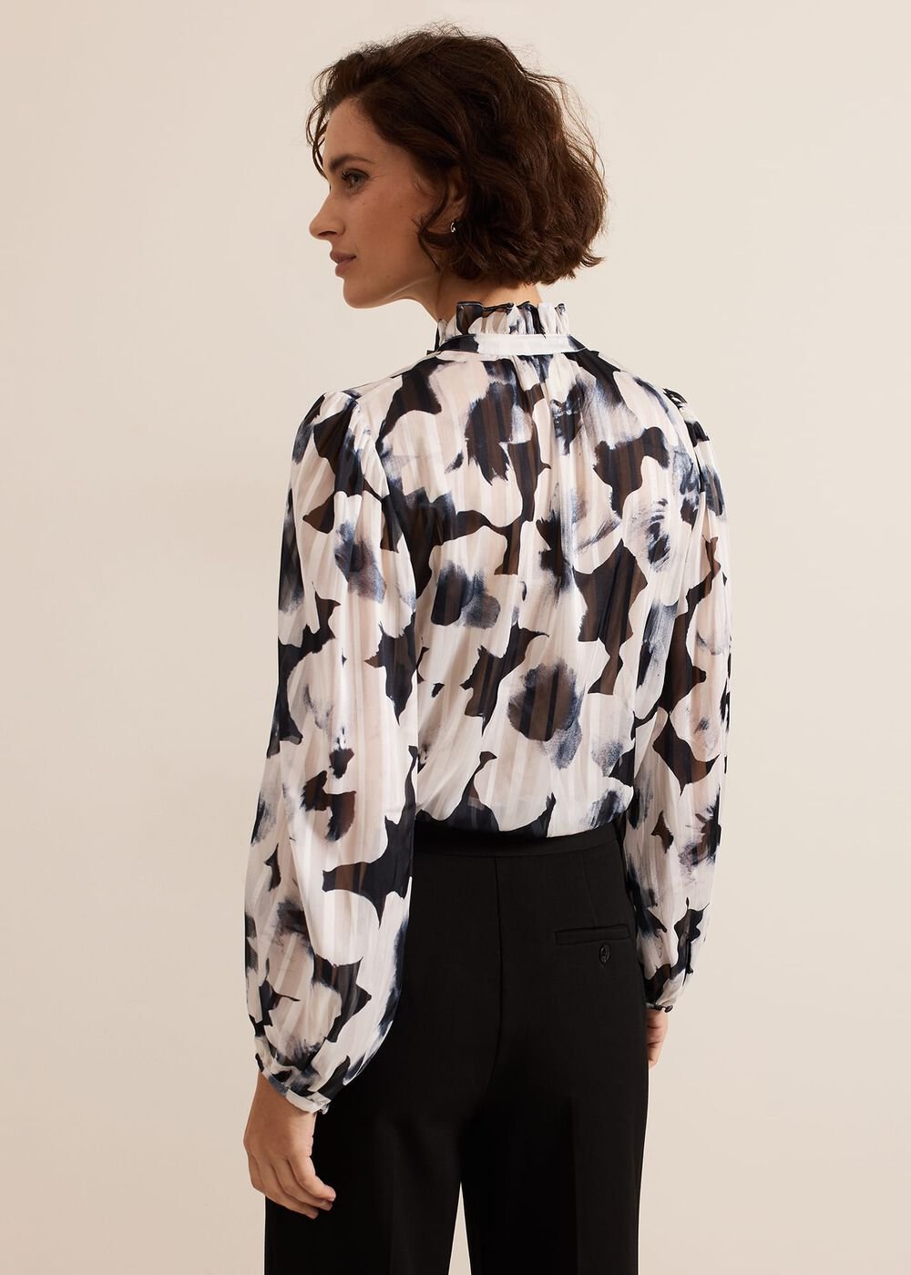 Feya Floral Print Blouse - Multi-Coloured