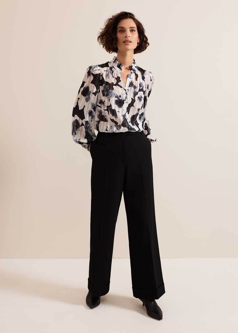 Feya Floral Print Blouse - Multi-Coloured