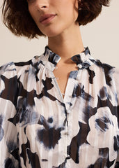 Feya Floral Print Blouse - Multi-Coloured