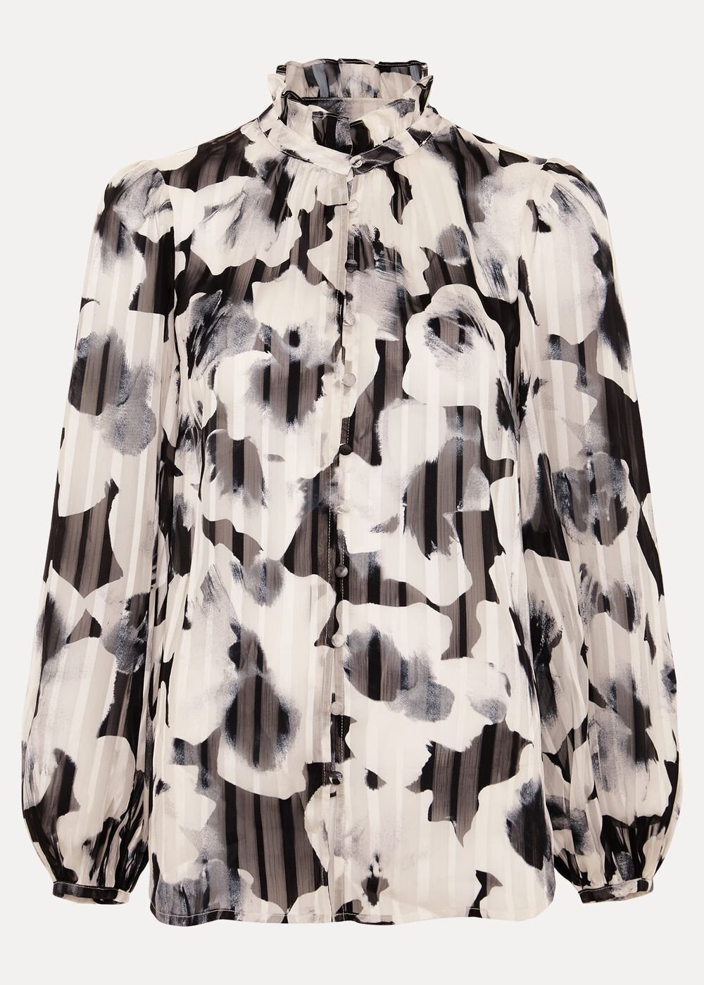 Feya Floral Print Blouse - Multi-Coloured