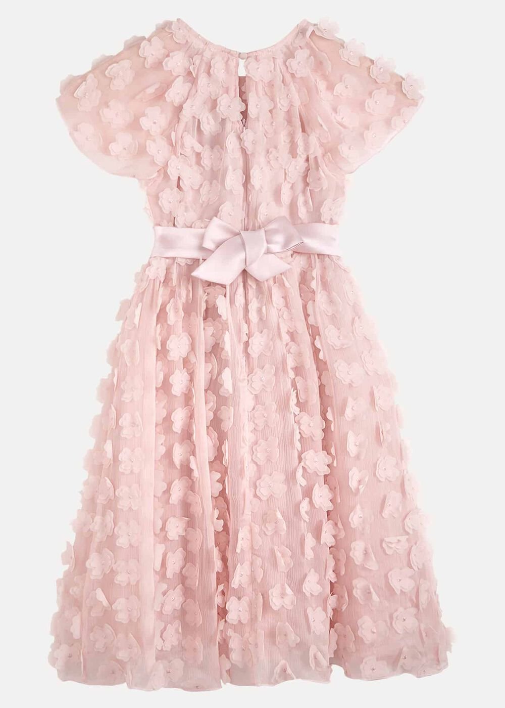 Alice Flower Fit And Flare Dress - Antique Rose