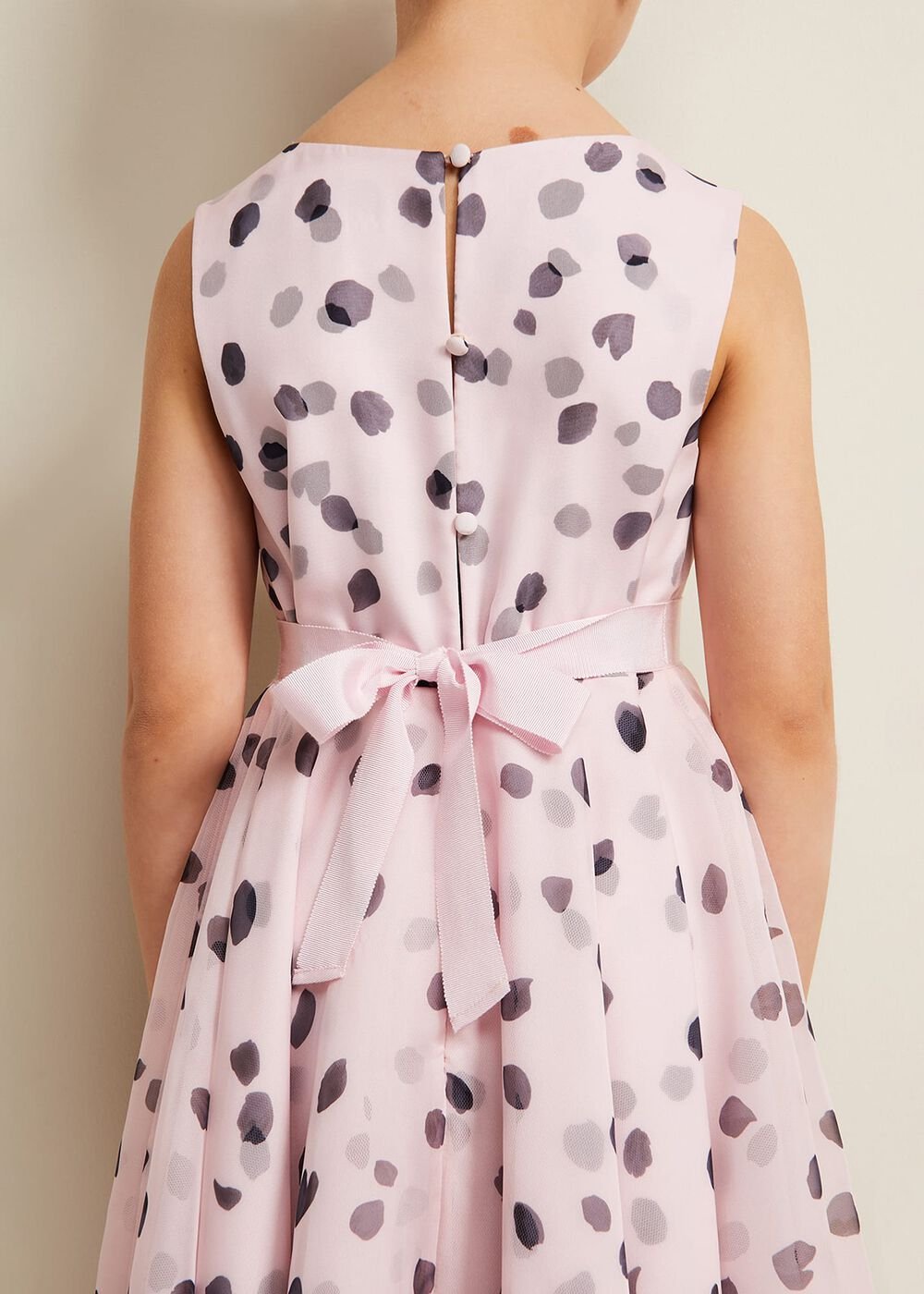Megura Polka Dot Fit And Flare Dress - Multi-Coloured