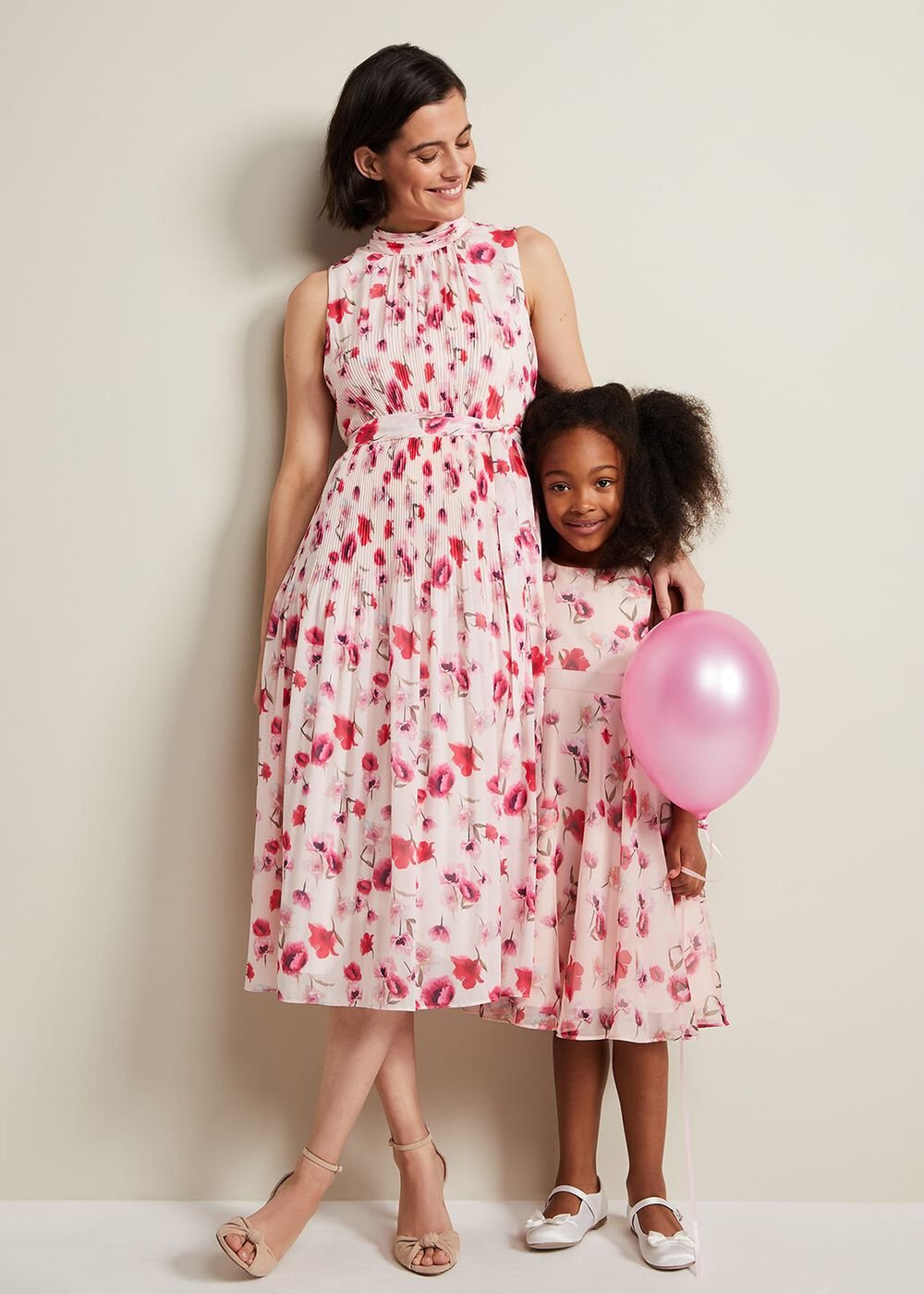 Mirabel Floral Fit And Flare Dress - Multi-Coloured