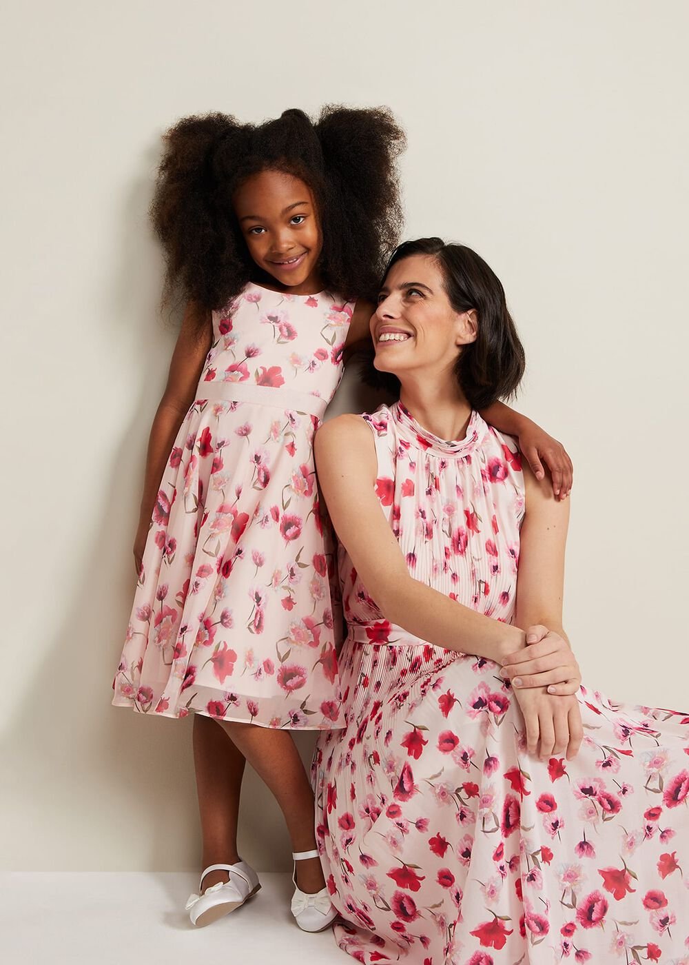 Mirabel Floral Fit And Flare Dress - Multi-Coloured