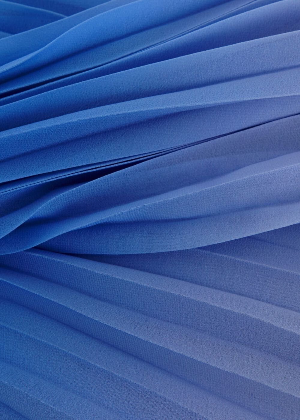 Jessie Ombre Pleat Dress - Blue