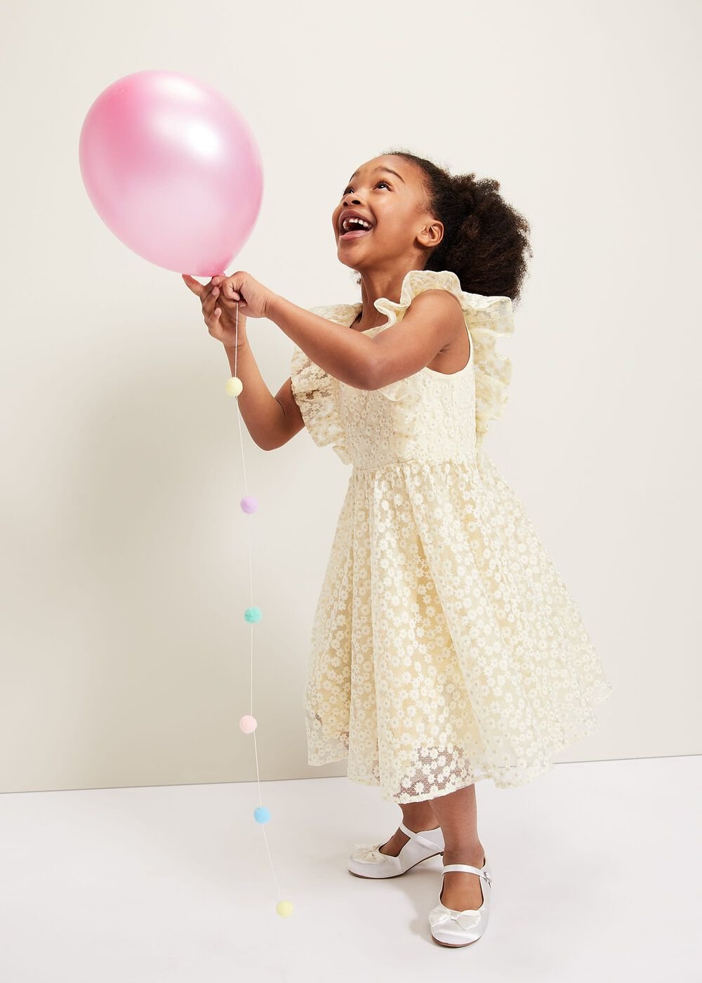 Daisy Smock Dress - Yellow