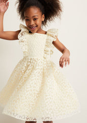 Daisy Smock Dress - Yellow