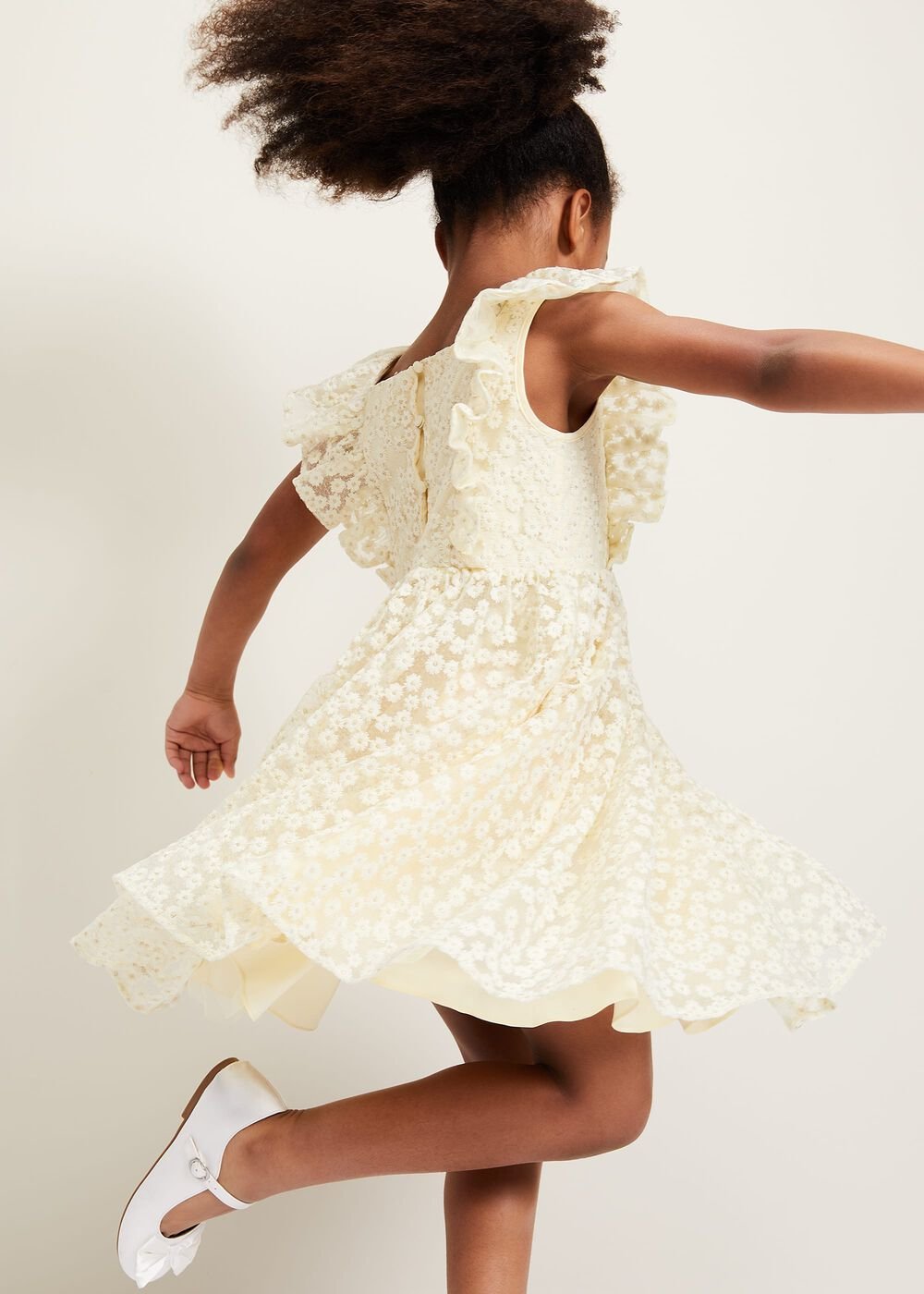Daisy Smock Dress - Yellow