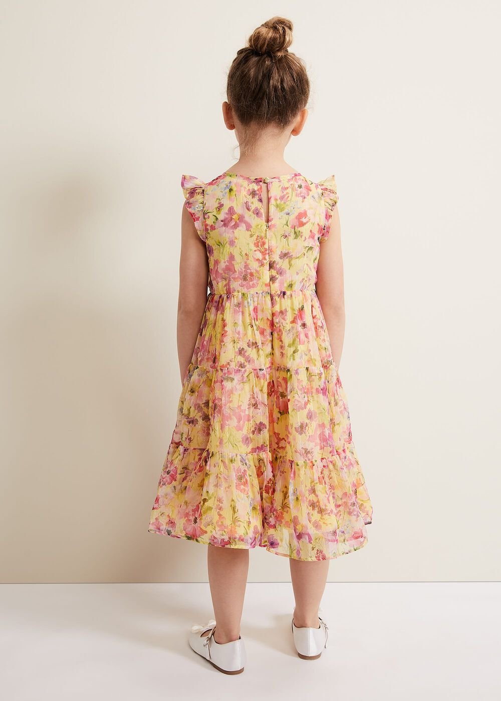 Aurora Print Shimmer Dress - Multi-Coloured