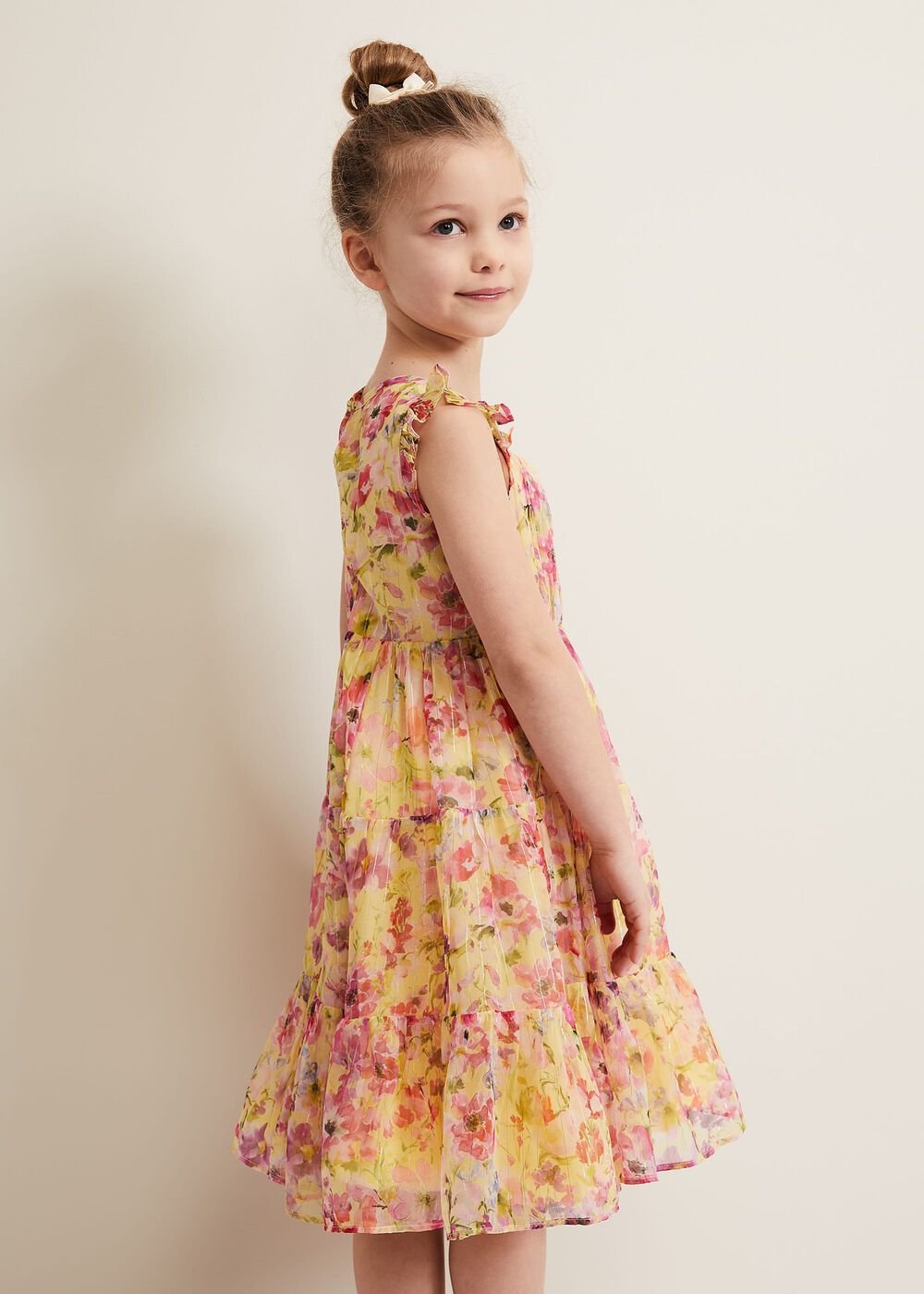 Aurora Print Shimmer Dress - Multi-Coloured