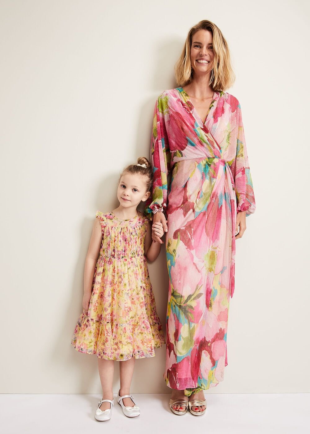 Aurora Print Shimmer Dress - Multi-Coloured