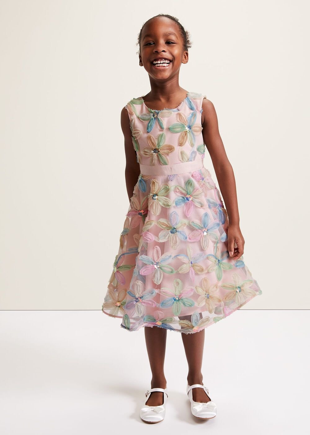 Flora Jacquard Dress - Multi-Coloured