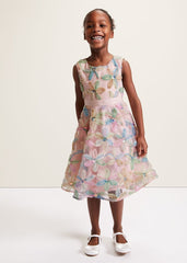 Flora Jacquard Dress - Multi-Coloured