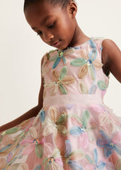 Flora Jacquard Dress - Multi-Coloured