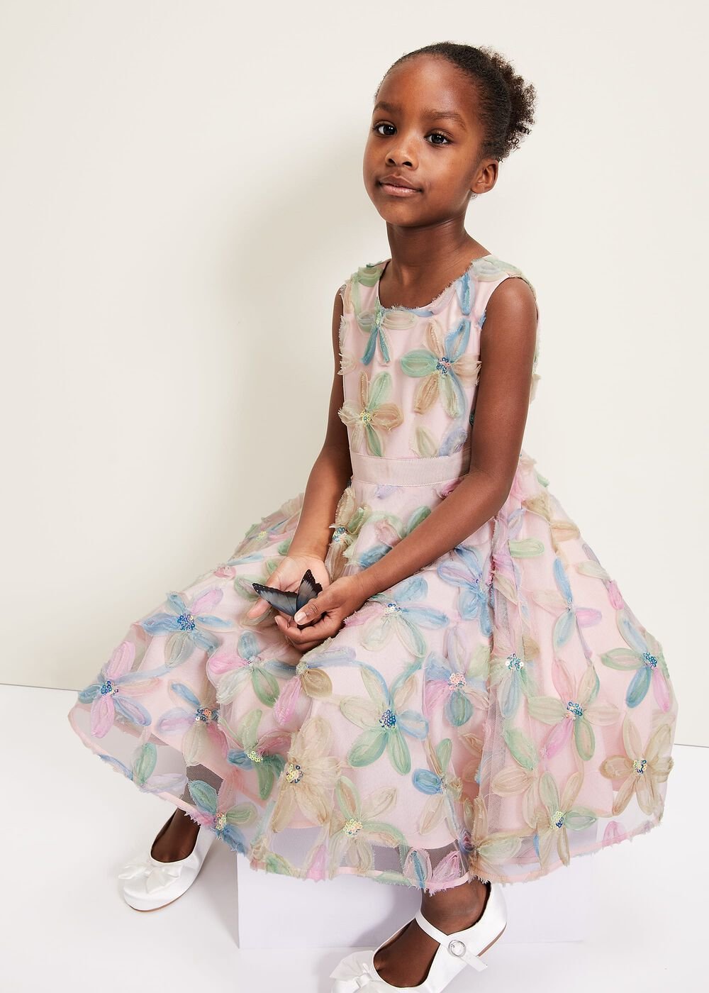 Flora Jacquard Dress - Multi-Coloured