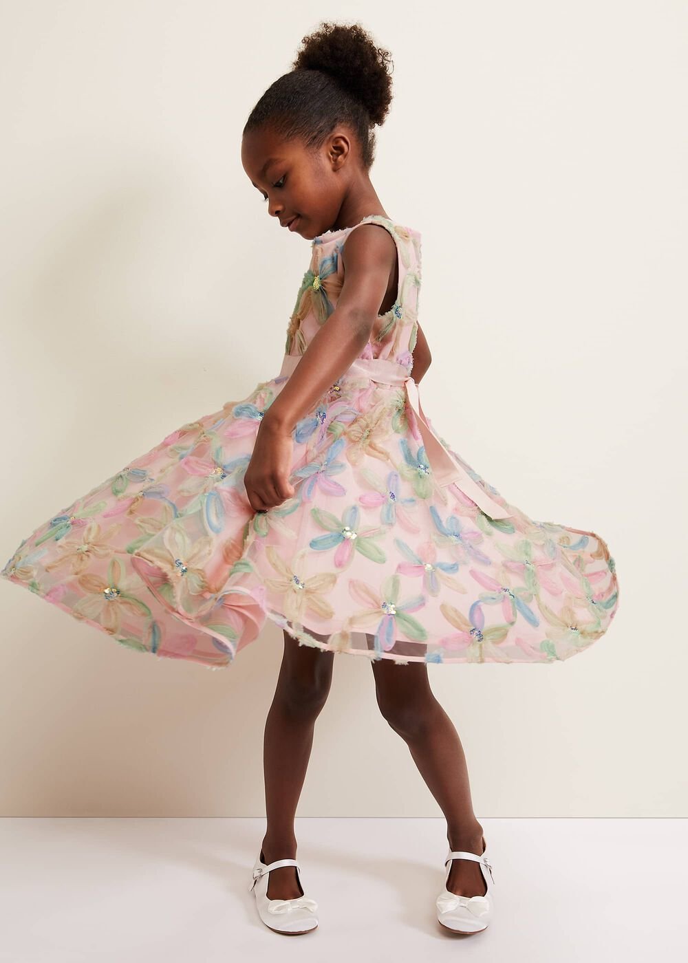 Flora Jacquard Dress - Multi-Coloured