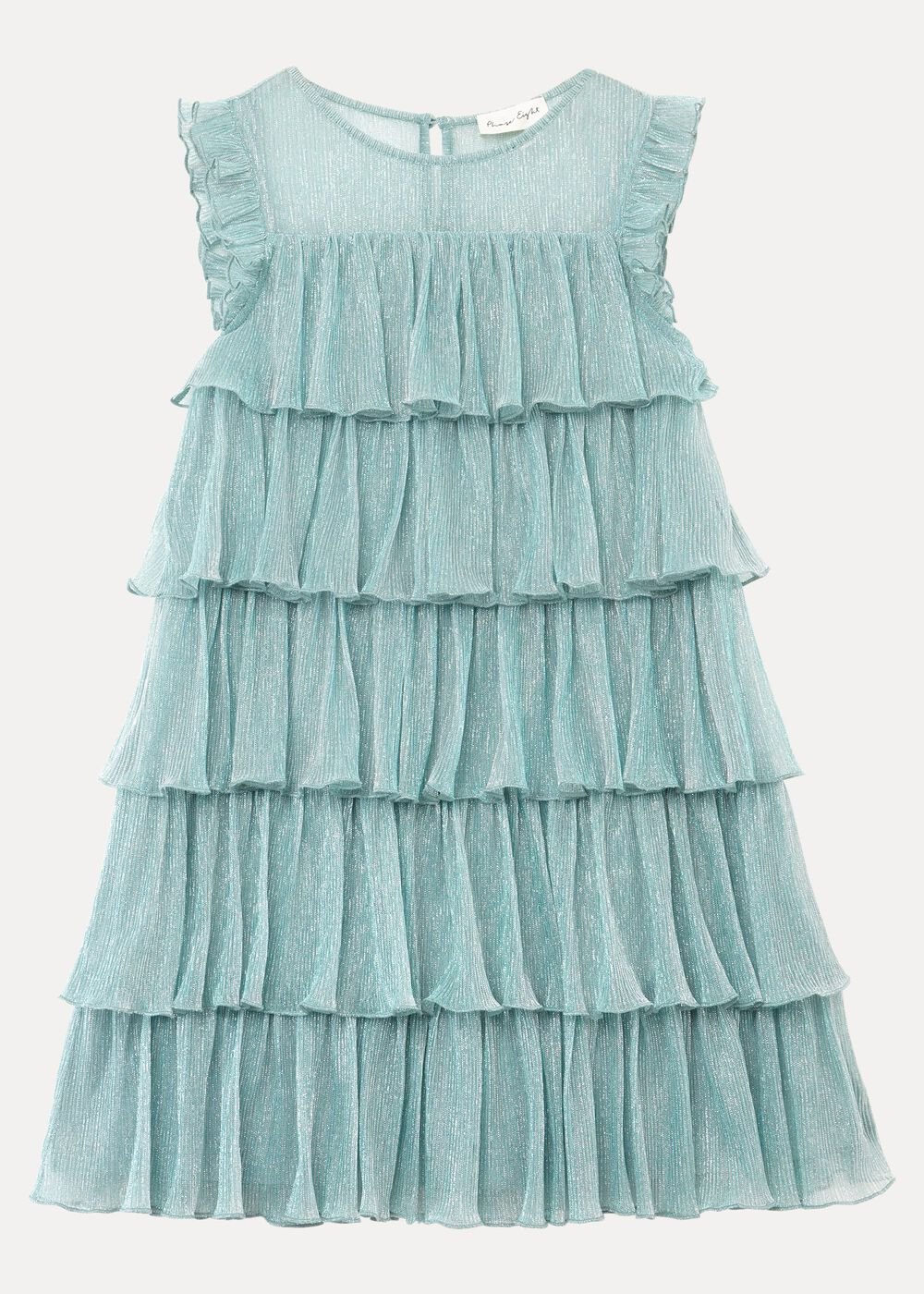 Destiny Plisse Dress - Green