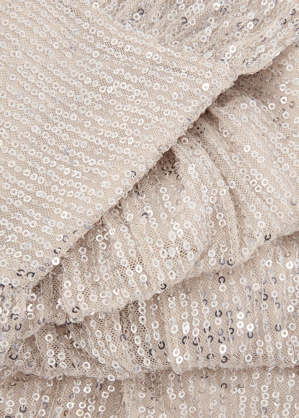 Evie Sequin Jumpsuit - Silver