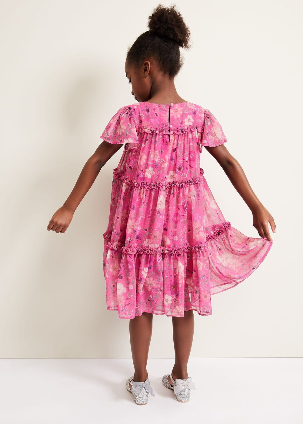 Isabela Floral Smock Dress - Multi-Coloured