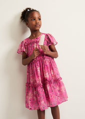Isabela Floral Smock Dress - Multi-Coloured