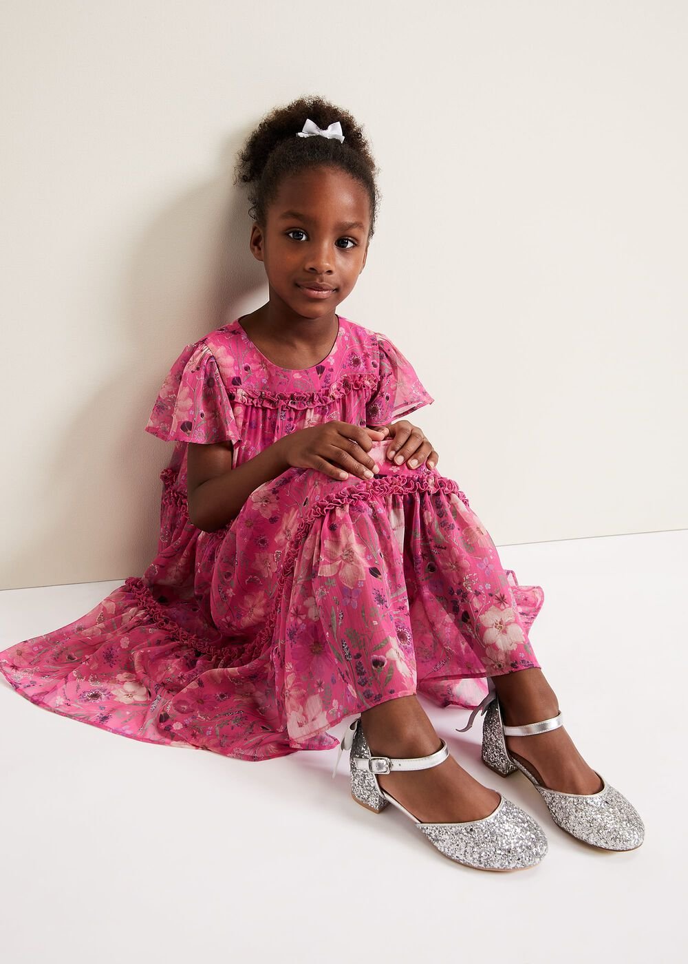 Isabela Floral Smock Dress - Multi-Coloured