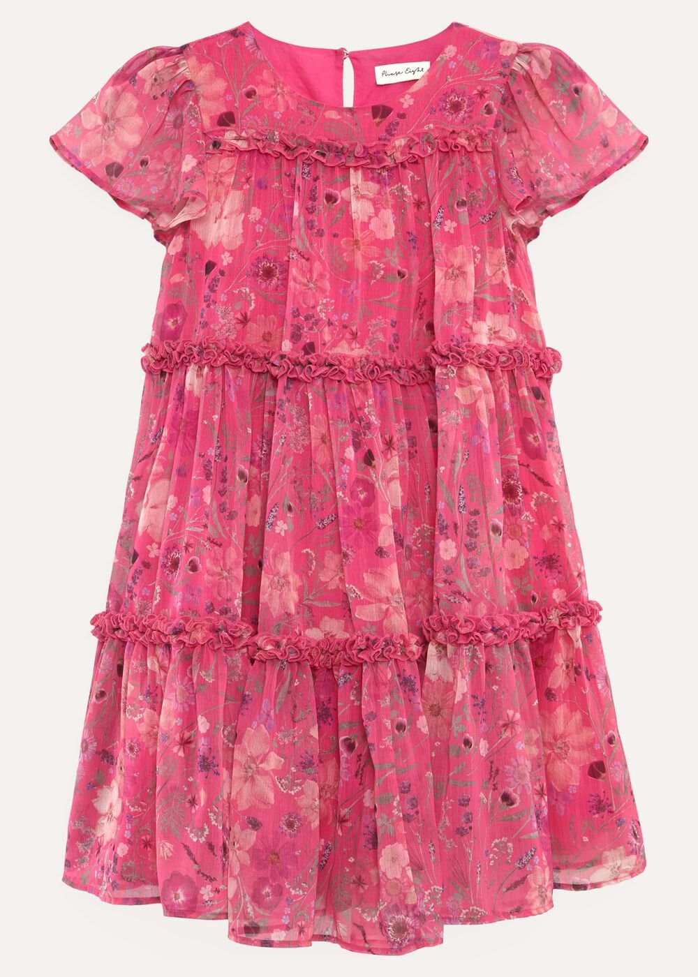 Isabela Floral Smock Dress - Multi-Coloured