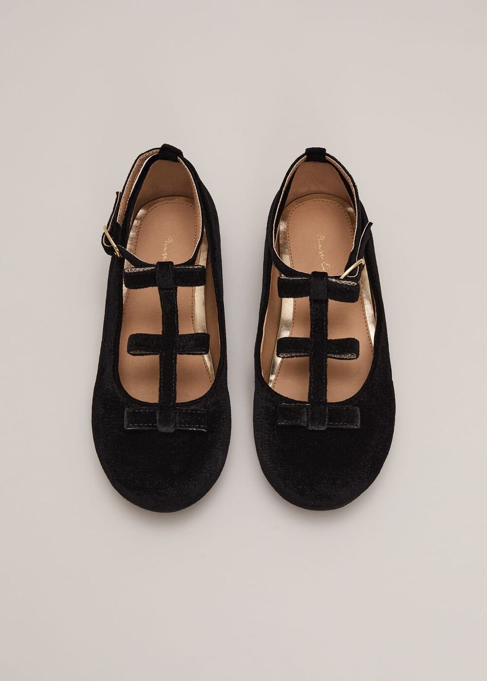 Black Velvet Shoes - Black