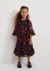 Lela Floral Smock Dress - Multi-Coloured