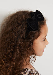 Black Velvet Headbad - Black