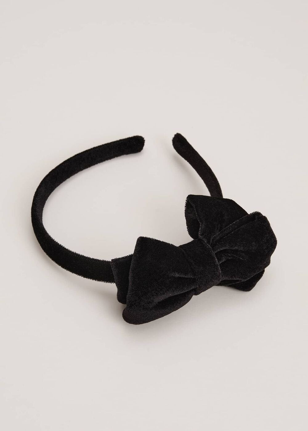Black Velvet Headbad - Black
