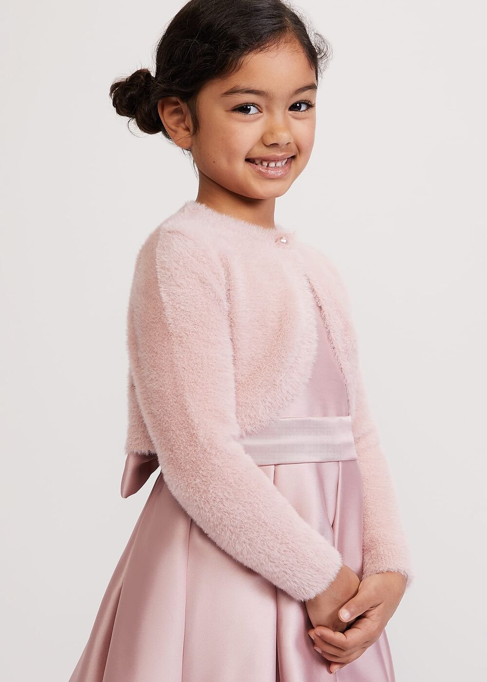 Giselle Antique Rose Fluffy Cover Up - Antique Rose