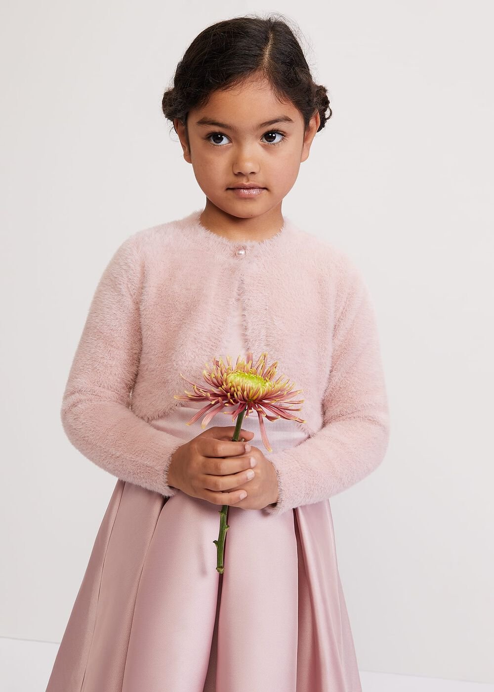Giselle Antique Rose Fluffy Cover Up - Antique Rose