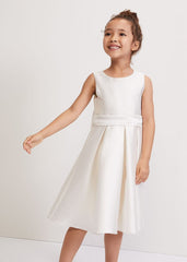 Melody Ivory Satin Dress - Ivory