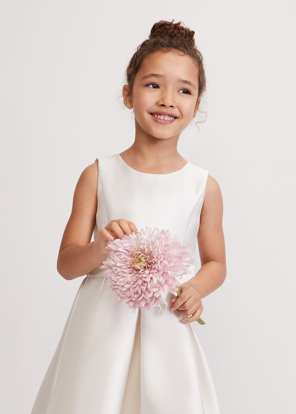 Melody Ivory Satin Dress - Ivory
