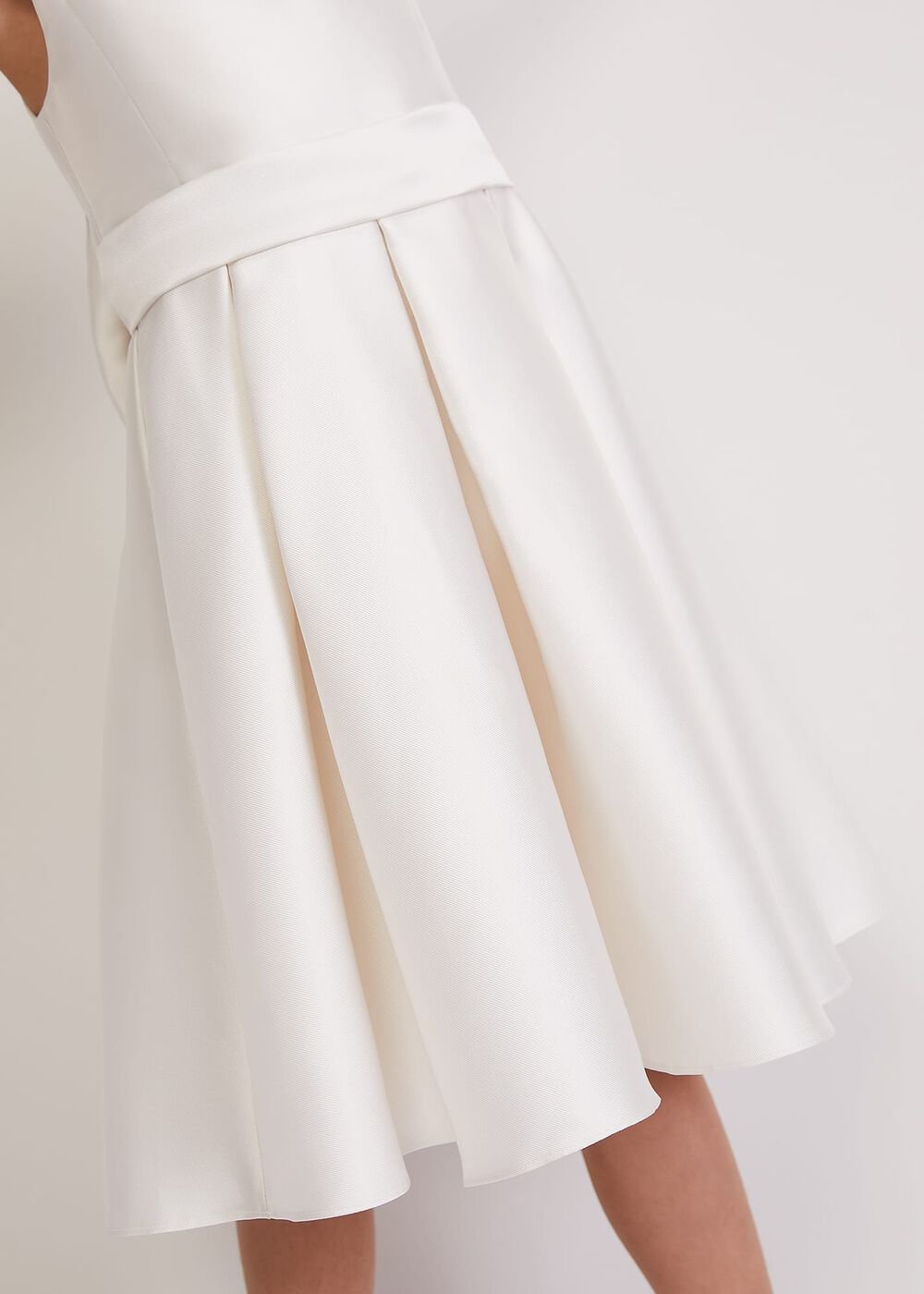 Melody Ivory Satin Dress - Ivory