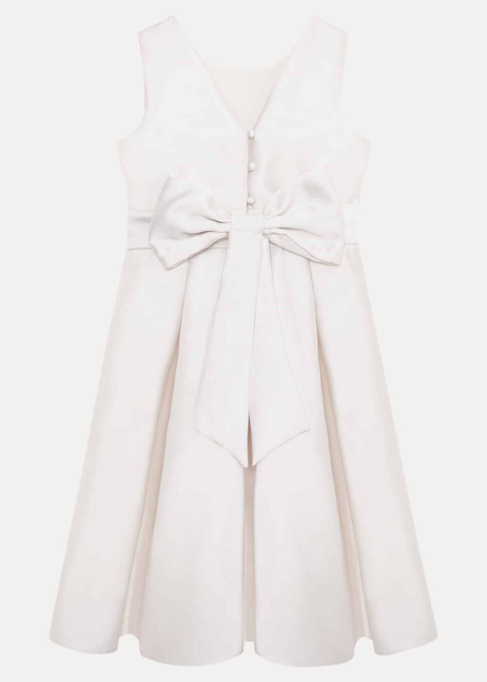 Melody Ivory Satin Dress - Ivory