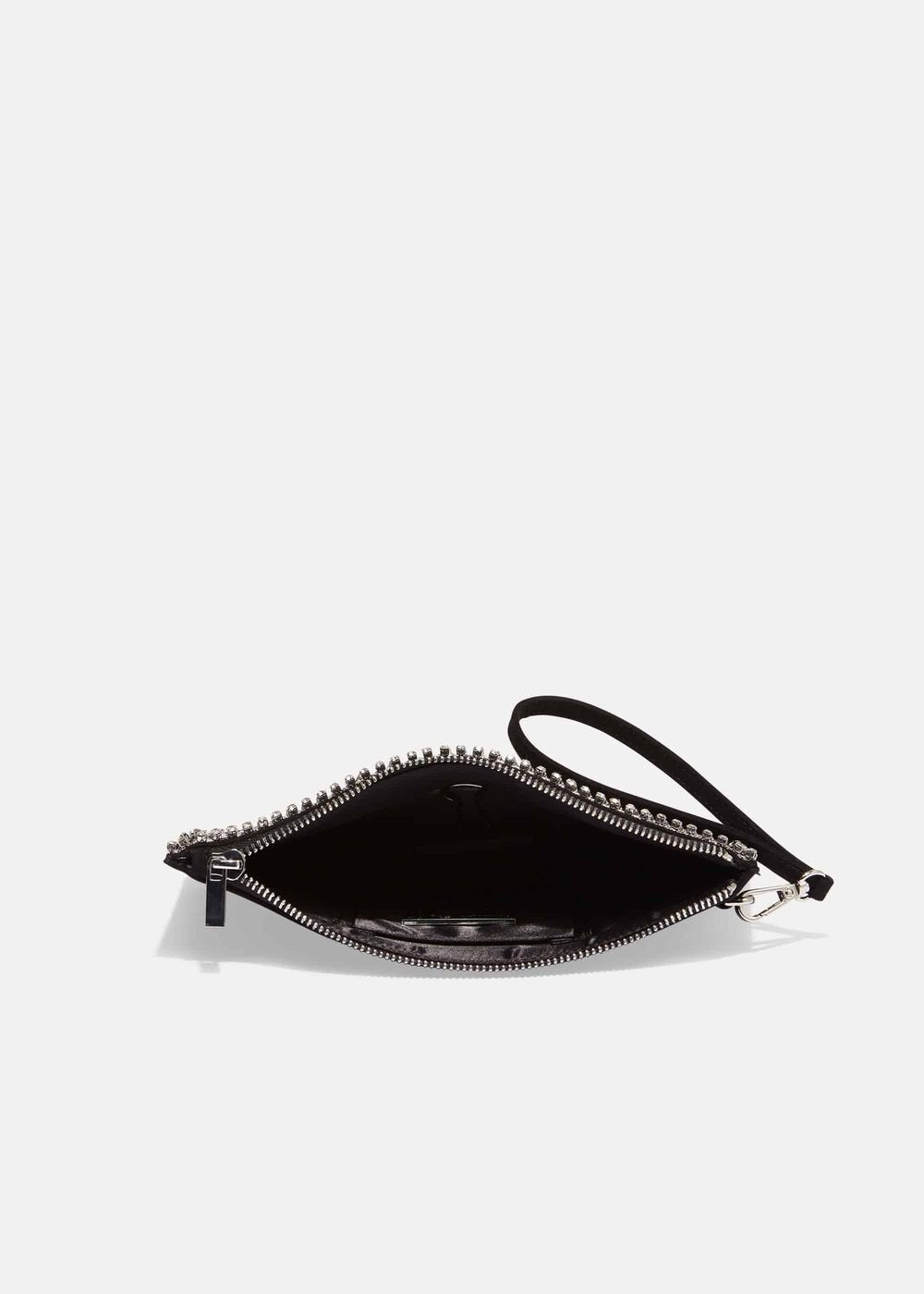 Shae Sparkle Tassel Clutch Bag - Black