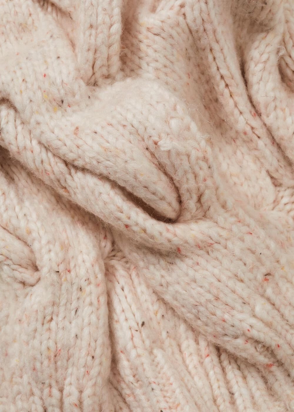Cattie Cable Scarf - Neutral