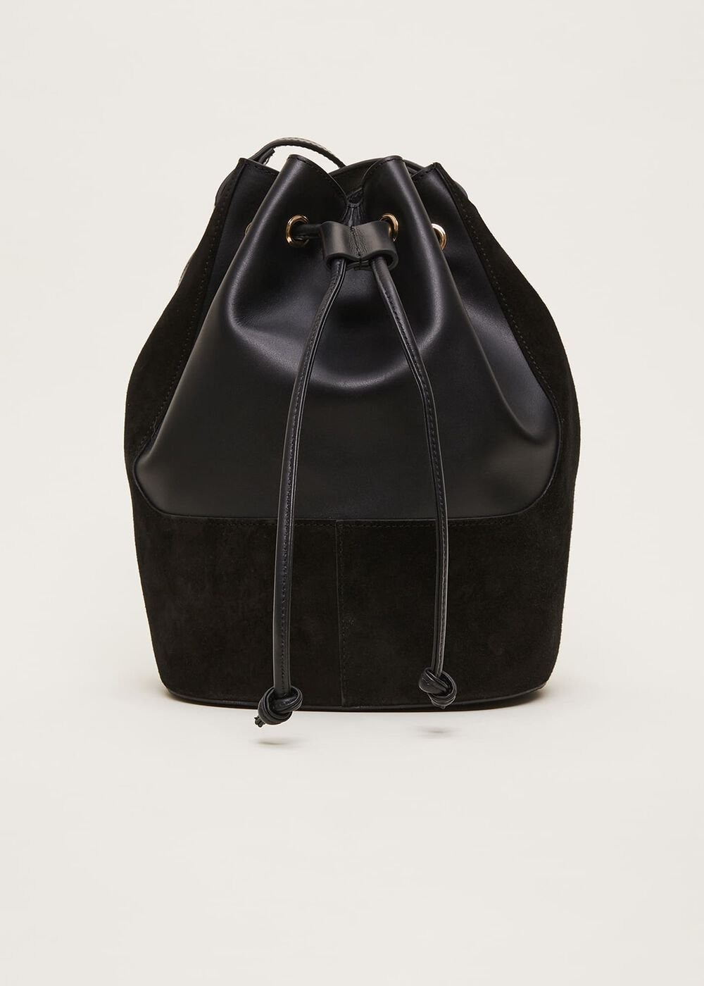 Bucket Shoulder Bag - Black