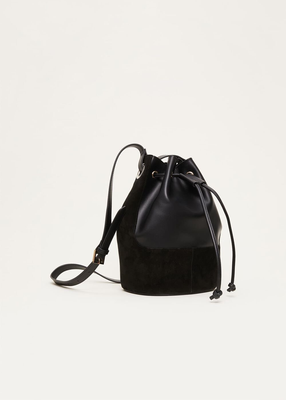Bucket Shoulder Bag - Black