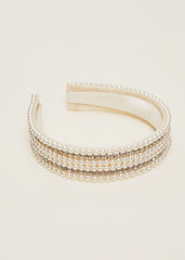 Bridal Beaded Headband - Ivory