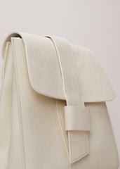 Leather Backpack - Ivory