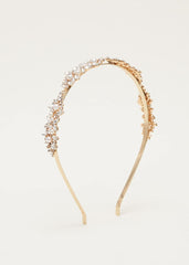 Pearl Headband - Gold