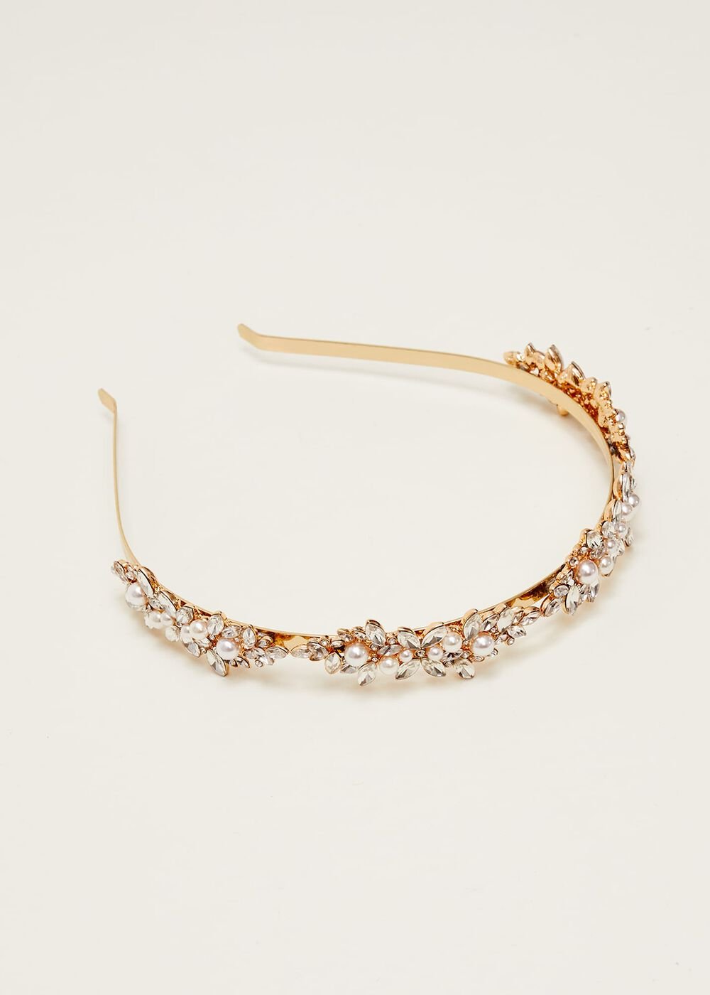Pearl Headband - Gold