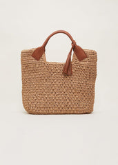 Raffia Shopper Bag - Natural