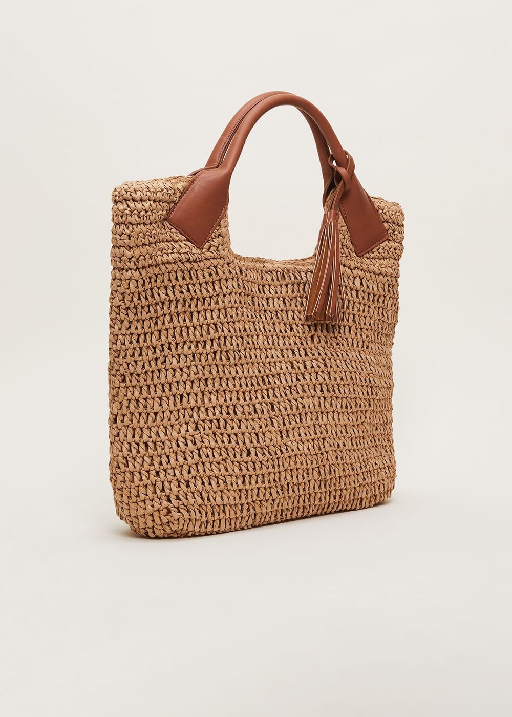 Raffia Shopper Bag - Natural