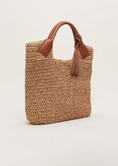 Raffia Shopper Bag - Natural