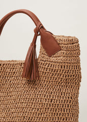 Raffia Shopper Bag - Natural